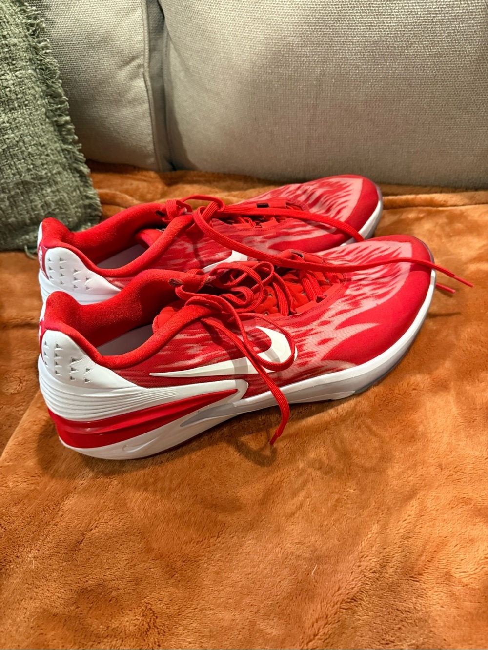 Nike Zoom GP Challenge 1 Tennis Shoes University Red White Men’s Size 17